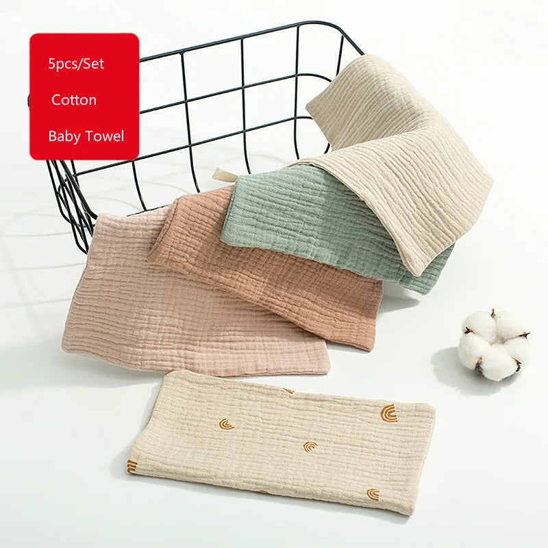 100% organic cotton muslin squares pack ok 5