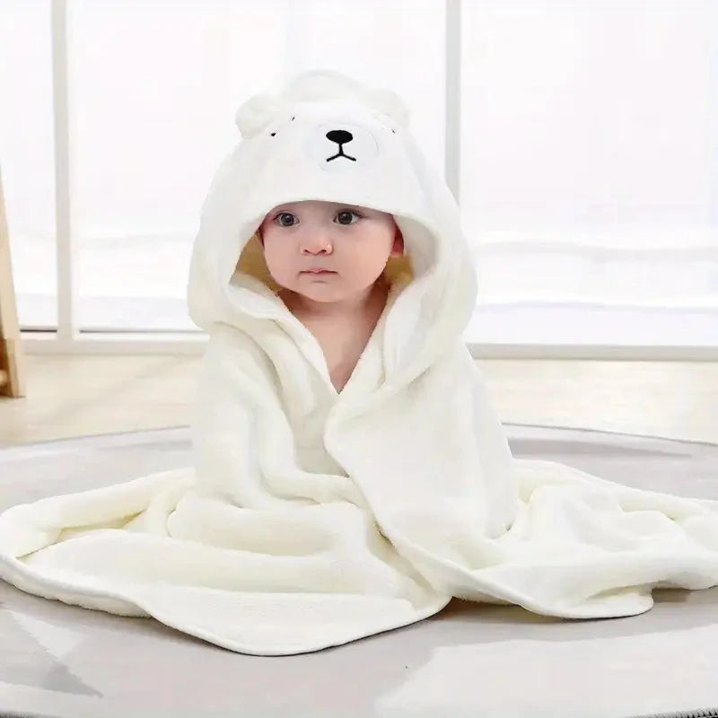 Ultra soft baby bathrobe towel