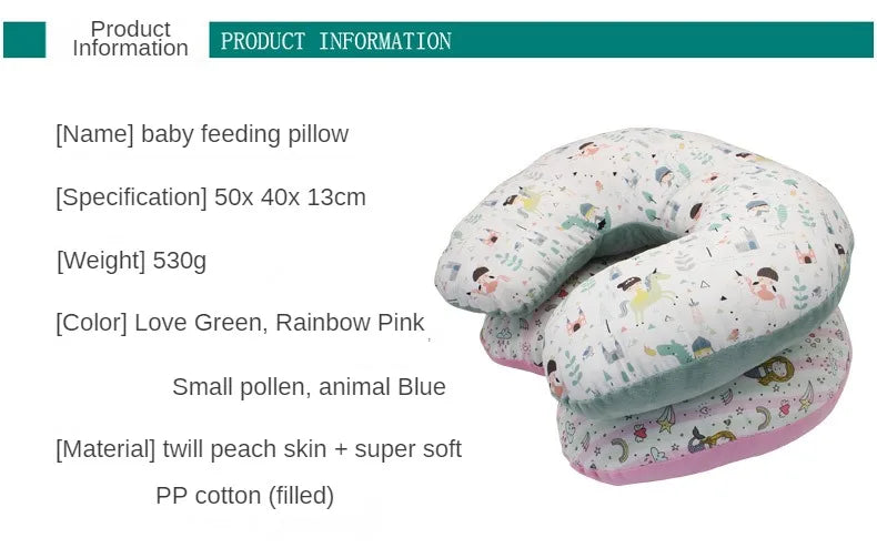 Supportive Hands-Free Breastfeeding Pillow