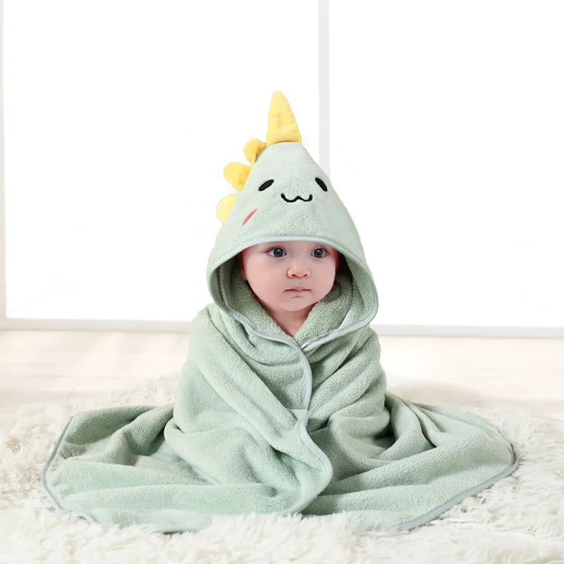 Ultra soft baby bathrobe towel