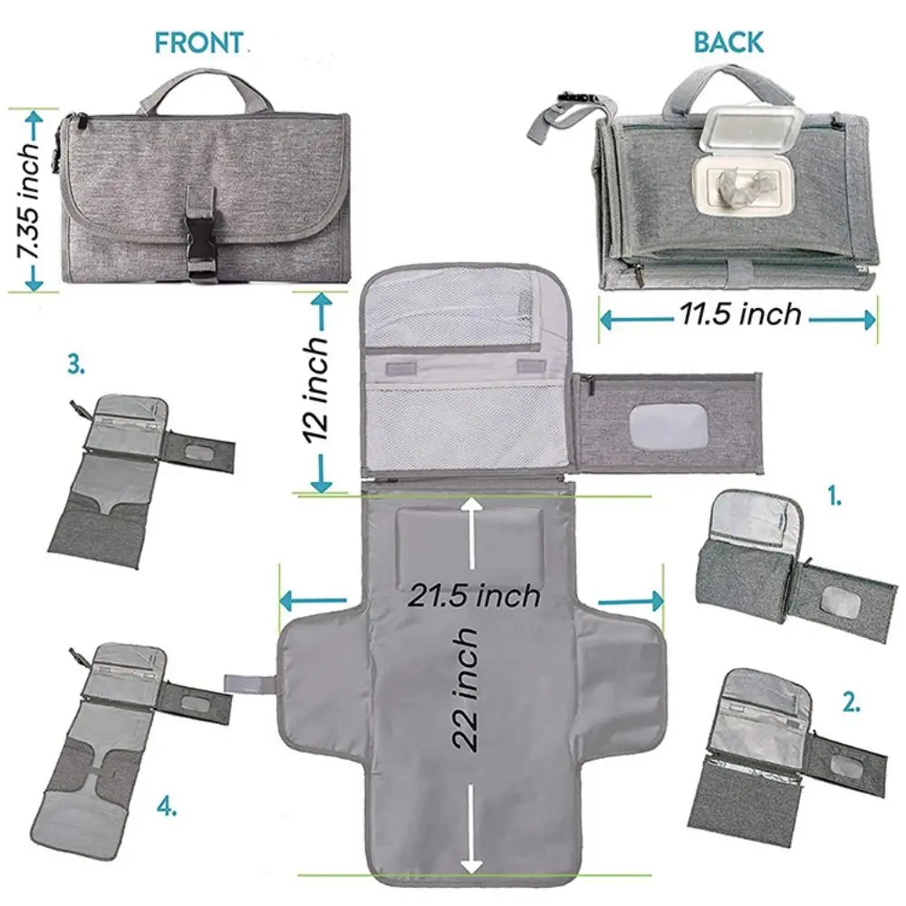 Portable nappy changing