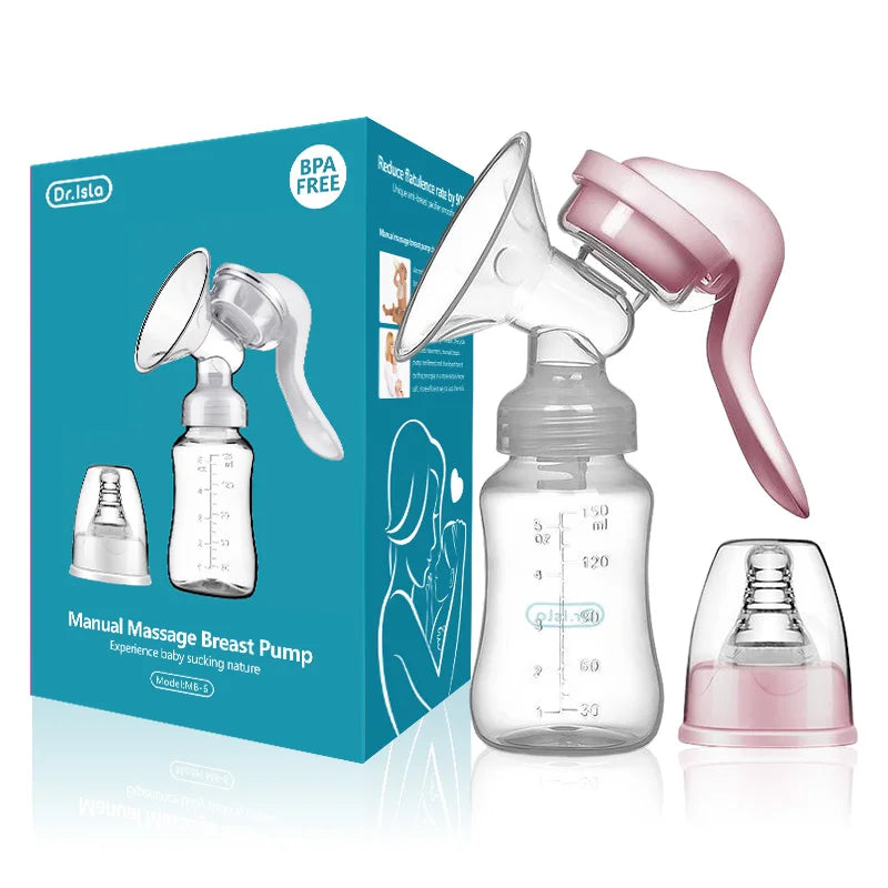 Manual Breast Pump with Silicone Shield