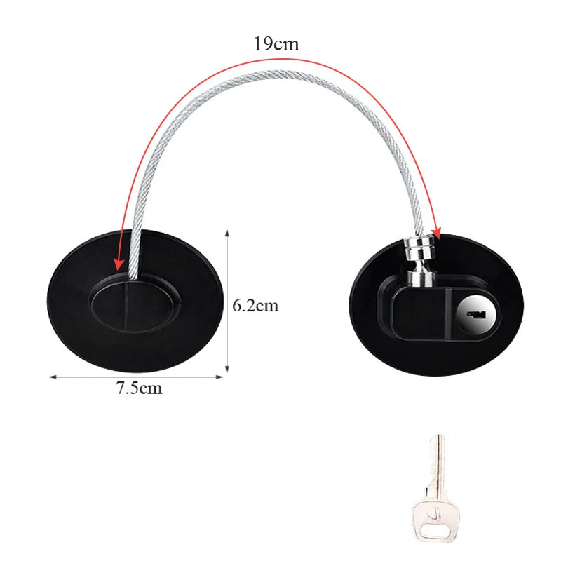 Password Baby Safety Door Window Lock Key for Children Kids