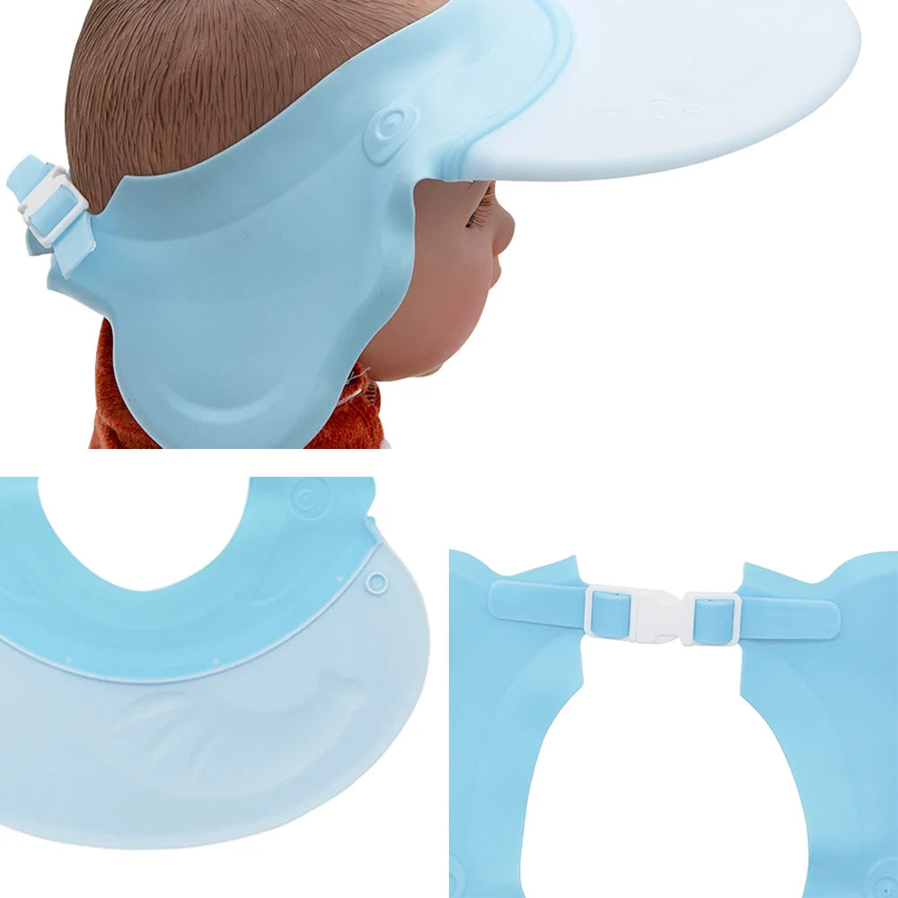 Baby Shower Soft Cap Adjustable Hair Wash Hat