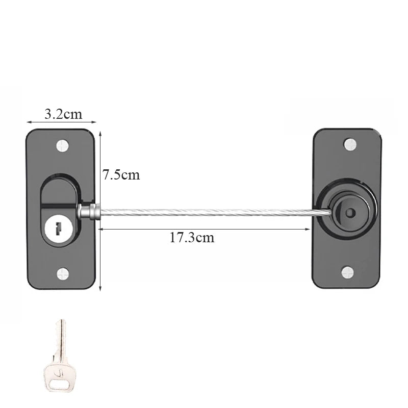 Password Baby Safety Door Window Lock Key for Children Kids