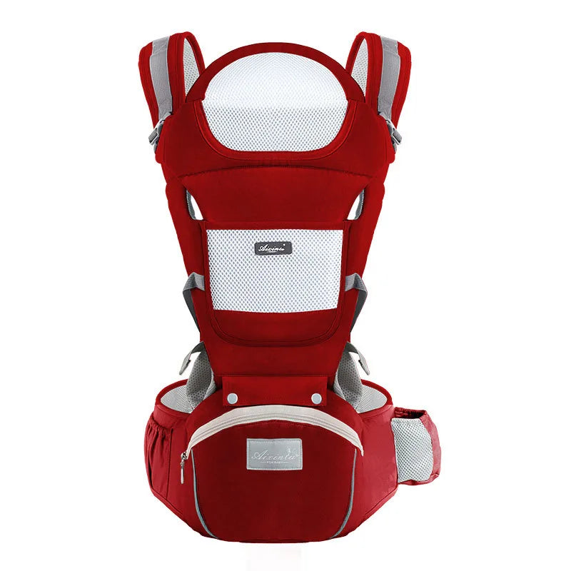 Ergonomic multifuntional hip seat baby carrier