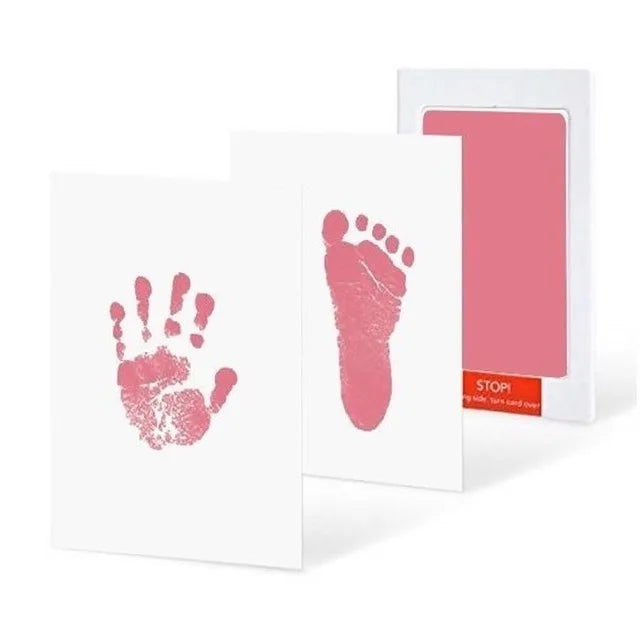 Baby Inkless Print Kit with 2 Special Wipes by Forever Fun Times | Baby Hand and Footprint Kit with 8 12.5*8cm(0-6 months baby) Sheets of Paper