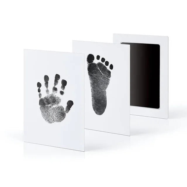 Baby Inkless Print Kit with 2 Special Wipes by Forever Fun Times | Baby Hand and Footprint Kit with 8 12.5*8cm(0-6 months baby) Sheets of Paper