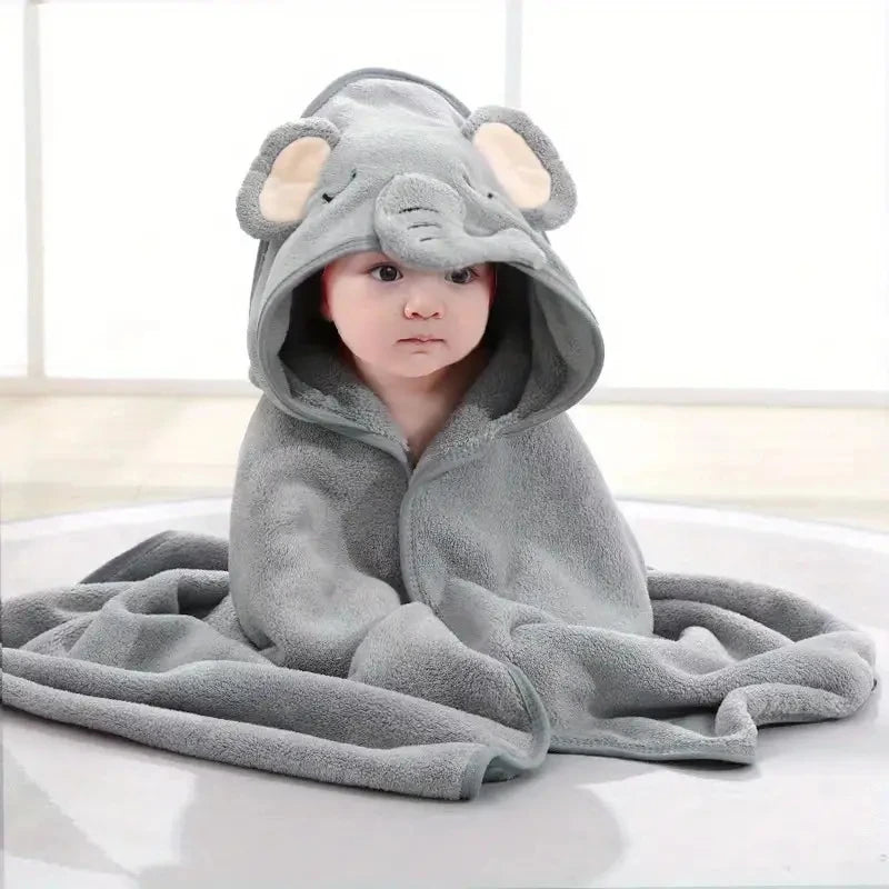 Ultra soft baby bathrobe towel