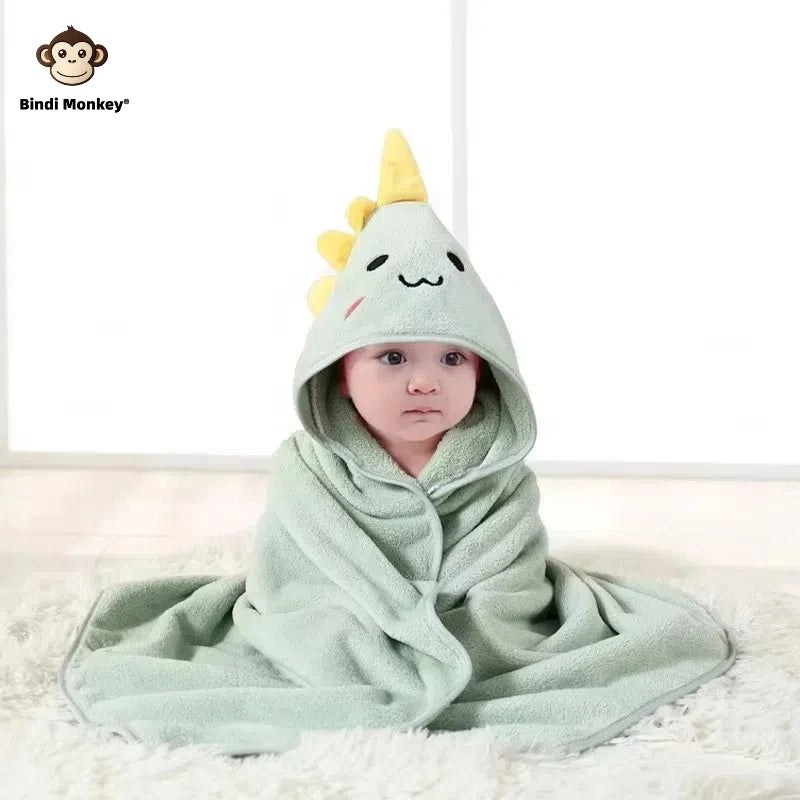 Ultra soft baby bathrobe towel