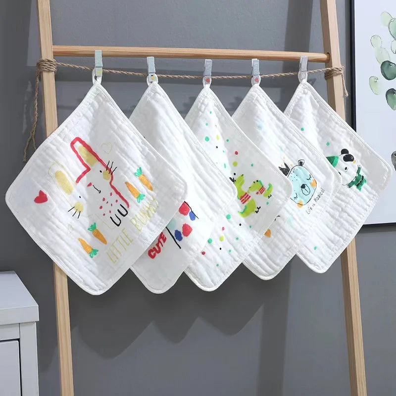 100% organic cotton muslin squares pack ok 5