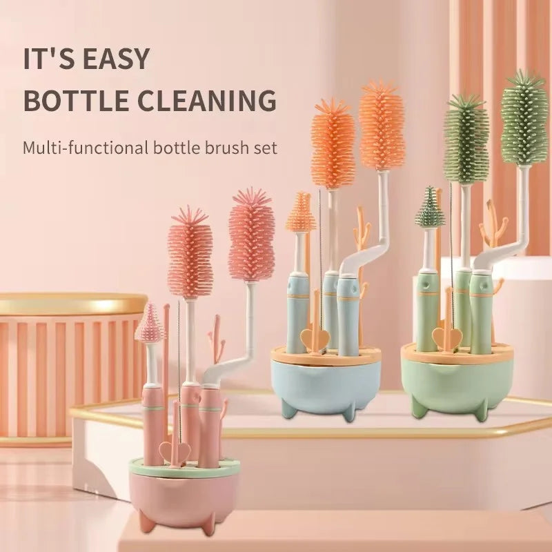 Milk Bottle Cleaning Brush Baby 4pcs