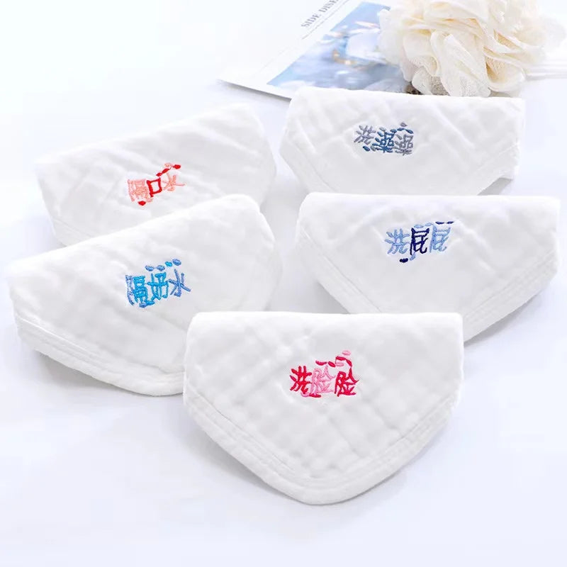 100% organic cotton muslin squares pack ok 5