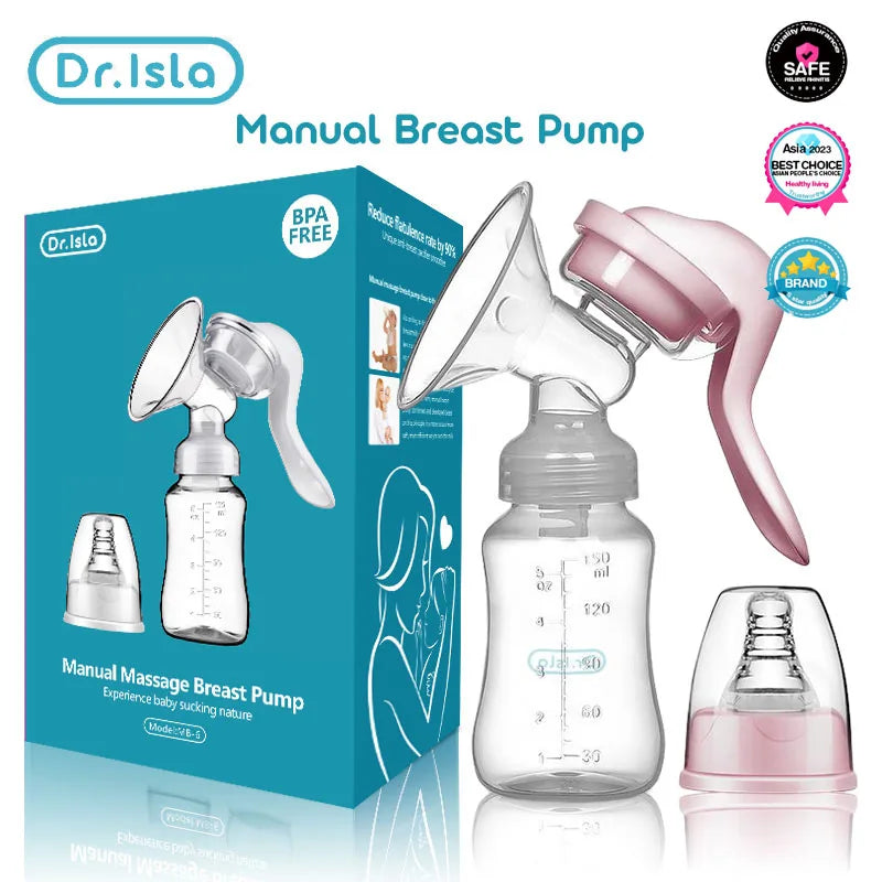 Manual Breast Pump with Silicone Shield